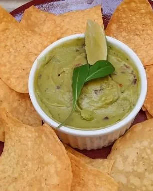 Guacamole temperadinho da Pandan, foto do cardápio oficial
